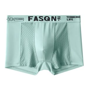 Men Boxer Shorts Graphene Antibacterial Man Underwear Ice Silk Boxers Solid Breathable Boxershorts Male Panties