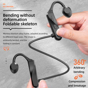 Bone Conduction Bluetooth Headphone Sports Earphone Waterproof Wireless Headset with Mic Ear-hook TWS Bass Hifi Stereo Earbuds