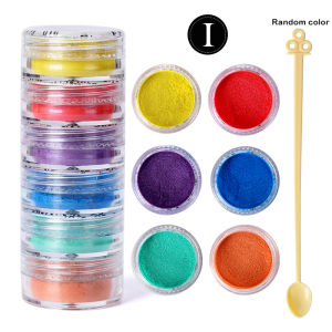QIAO | 6 Colors/Set Pearlescent Mica Powder Resin Pigment Powder Epoxy Resin Mold Colorant Dye for DIY Epoxy Resin Jewelry Accessories