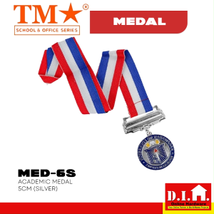 Do It Home TM Academic Medal 5cm Silver MED-5S