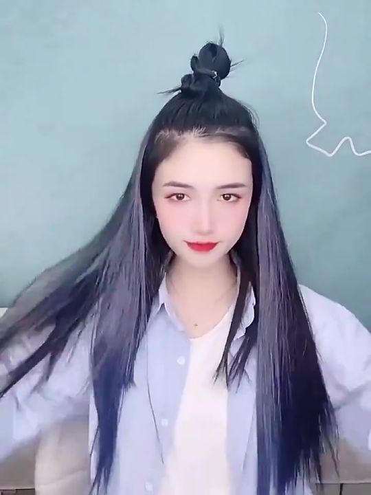 RSW 60cm Wig Toupee Hair Clip U Shape Big Layer Wanita ala Korea