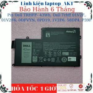Pin laptop Dell TRHFF- 43Wh Dell Trhff 01V2F 01V2F6 0DFVYN 0PD19 1V2F6 58DP4 P39F- Pin Dell TRHFF- 43Wh