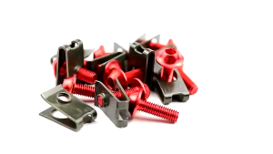 Motorcycle M6 Fairing Screw Bolts Kit – CNC Alloy Body Clips Strong Grip Anti-Loose & Rustproof (10PCS)