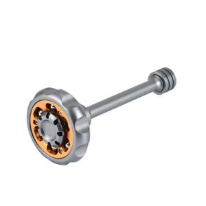 Meade | EDC Fingertip Windmill Scepter Slider Finger Metal Rotating Coin Stress Relief Gyro Desk Fidget Toy for Adults Home Office Toys