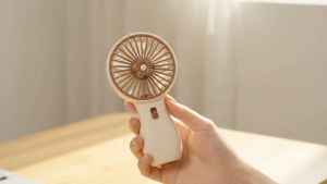 Damda Cute Flower Mini Handheld Fan Portable USB Rechargeable Small Pocket Fan Gift Idea