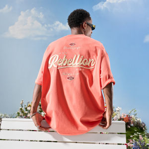Retro Streetwear Embroidered T-Shirt