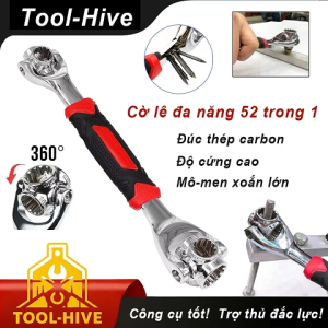 Tool-Hive Cờ lê xoay 8 đầu đa năng cờ lê xoay 360 độ 52 trong 1 8 đầu thiết kế thông minh