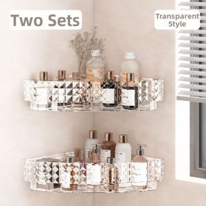 MEIKAIBIN | Acrylic Corner Cosmetic Storage Shelf