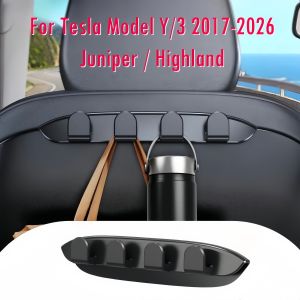 Multi-use Car Seatback Hanger Hook for Tesla Model 3 Y 2017-2025 2026 Juniper & Highland Purse Seat Back Organizers Grocery Hold