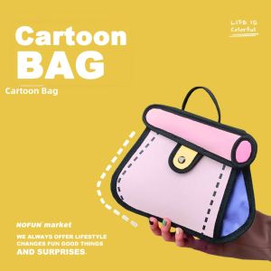 WUQUGONGSHE | Birthday Gift Creative Comic Crossbody Bag for Girls and Women