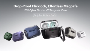 Bao Case cho Airpods Pro 3 (2025) ESR Cyber FlickLock Magnetic Case - Chính Hãng ESR