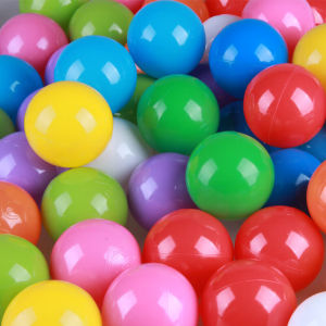 ลูกบอลพลาสติกหลากสี 50/100 ลูก เนื้อหนา ลูกใหญ่ ผลิตในไทยปลอดสารพิษ เกรดพรีเมี่ยม เหมาะสำหรับเด็ก บ้านบอล โรงเรียน