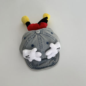 Cute Baby Hat Spring Autumn Denim Duckbill Cap Stylish Soft Brim Baseball Cap Boys Girls Children Fashionable Headwear