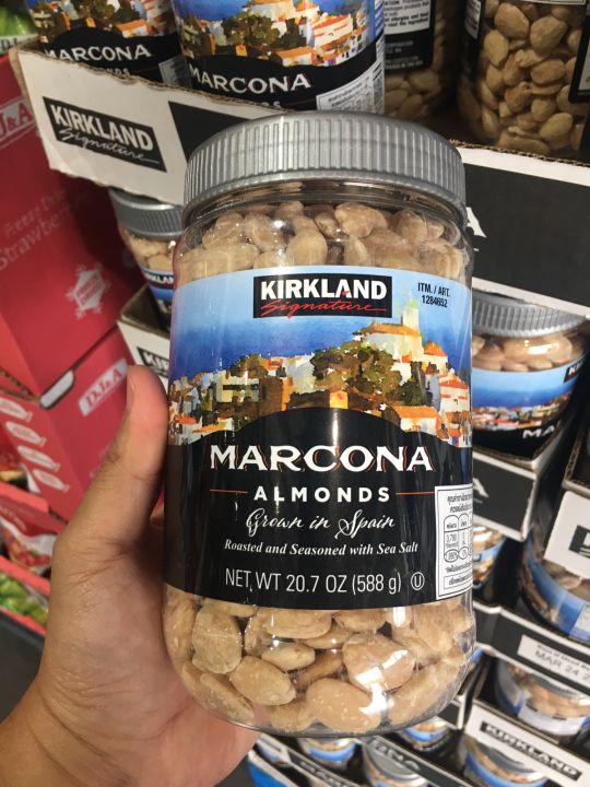 Marcona Almonds 588 g. Kirkland Signature Lazada.co.th
