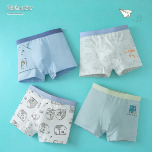 Yobeyi | Quần Lót Bốn Góc Cotton Chống Khuẩn và Thoáng Khí cho Trẻ Em