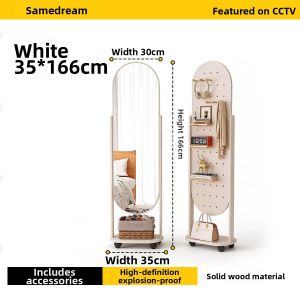 SAMEDREAM | Rotating Mobile Multifunction Full Length Mirror
