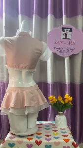 SM115 -Set Hóa Trang Nữ Y Tá Gợi Cảm Hồng Pastel Ngọt NgàoBộ Cosplay Nữ Y Tá Hồng Dễ Thương Hai TầngSet Đồng Phục Nữ Y Tá Hồng Thiết Kế Voan
