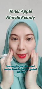Khayla Beauty Toner Apple - Mencerahkan Kulit dan Menghaluskan Wajah Anda