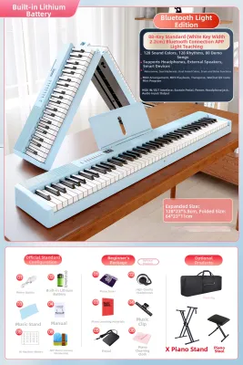 BEETHOSTAR | Portable 88-Key Electric Piano for Beginners