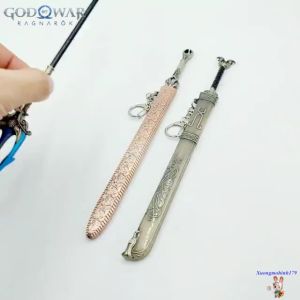 Mô hình đồ chơi God of War Ragnarok Freya Kratos Ingris Poseidon sưu tầm 22cm kim loại
