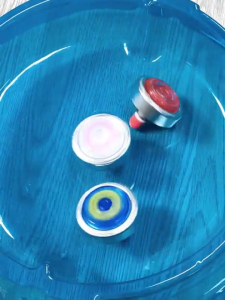 Alloy Battle Spinner Light-Up Pull-String Spinner Gun Toy for Kids - New Rotating Combat Alloy Toy for Boys Ages 3-14