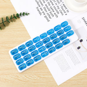 Portable Mini Pill Box Daily Medicine Organizer Small Capacity Storage Case for Traveling Home Organization by VANYAR LIFE