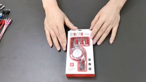 Kabel 3 in 1 Teleskopik Lightning/Micro USB/Type-C - Desain Kecil Praktis Nyimpan