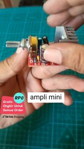 Kit TDA 2003 Tda2003 mini amplifier 12 volt mono plus potensio ampli - Store Of 33