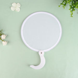 Mini Foldable Round Hand Fan Portable for DIY and Decoration