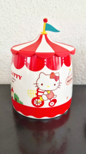 2014 Sanrio Hello Kitty ceramic castle mug with silicone cover