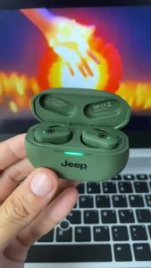 Jeep JP-EW011 TWS Headphone Nirkabel Bluetooth Earphone Bluetooth 5.3 Bass Headset Musik Olahraga Tahan Air dengan Mikrofon Speaker Mini untuk IOS Android