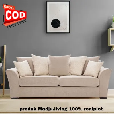 sofa 2 seater / sofa scandinavian / sofa tamu murah berkualitas