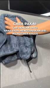 Kain Lap Pengering Cuci Mobil Kain Microfiber 500 - 600 GSM Drying Towel Twisted Loop Lap Cuci Mobil
