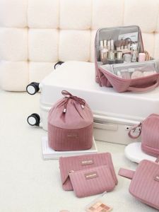 Compact Dutch Velvet Travel Makeup Organizer Pouch Portable Skincare Storage Bag RH2503W