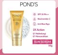 Pond’s UV Protect Sun Serum SPF 50+ PA+++ UVA UVB Lightweight Sunscreen With Niacinamide-C 30g. 