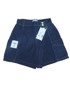 denim Skorts overruns high waisted skirt-shorts for women casual attire