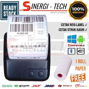 PRINTER BLUETOOTH THERMAL 80MM EPX80B CETAK RESI LABEL DAN STRUK KASIR (Android - IOS)
