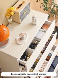 Lemari kayu laci rak serbaguna/ Loker pakaian storage minimalis/Kabinet laci di tanah/ Drawer pakaian
