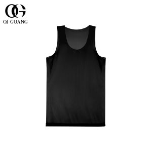 Ultra-Thin Breathable Sport Vest Mens Summer No-Shoulder Sleeveless Outdoor Gym Fitness Transparent Sensual Base Layer Top