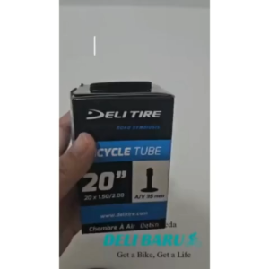 Delitire Ban dalam 20 x 1.50 / 2.00 AV 30mm deli tire pentil motor sepeda lipat
