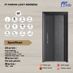 ONE FULL SETT PINTU BAJA BERKUALITAS TINGGI/ PINTU UTAMA / PINTU PERUMAHAN MEWAH BERKUALITAS INTERNASIONAL BEST SELLER