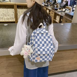 OUDENGPAI | Girls Backpack Childrens Double Shoulder Bag Travel Outing Shoulder Bag Lightweight Spring Trip Travel Girls Small Bookbag