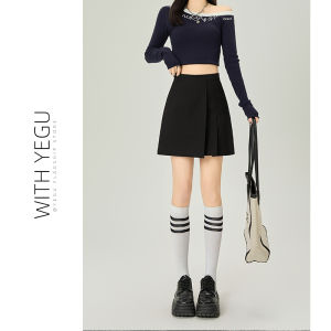Gray Asymmetrical A-Line Mini Skirt Womens Spring Summer Design High Waist Pleated Short Skirt Elegant Personality Korean Style