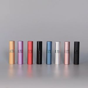8ml Portable Rotary Perfume Atomizer Bottle Refillable Spray Case Tool - Bottle Kosong Minyak Wangi Berputar