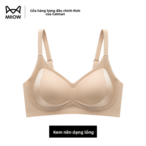Áo ngực nữ MiiOW làm bằng vải silicon không dây mềm mại thoải mái