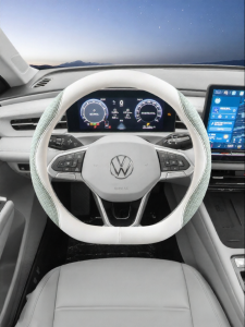 CapitAuto | Nappa Leather Universal Steering Wheel Cover Breathable Anti-slip All Seasons