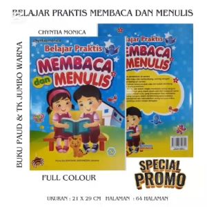 BUKU TK JUMBO - BELAJAR PRAKTIS MEMBACA DAN MENULIS UNTUK PAUD DAN TK