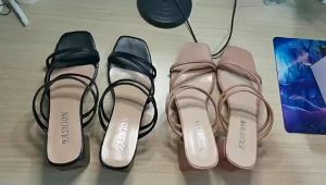 ส้นสูงผู้หญิง 2023 รองเท้าแตะนางฟ้าลม รองเท้าแตะส้นสูงมาก 30% รองเท้าแตะส้นสูงมาก มาก 20% รองเท้าแตะ