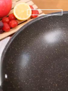 Lozzby Non-stick Wok Pan: High-Quality Medical Stone & 3 Layers of Non-Stick Frying Pan