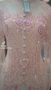 ATASAN KEBAYA TUNIK AKAD TILE FULL PAYET / KEBAYA PESTA / KEBAYA LAMARAN